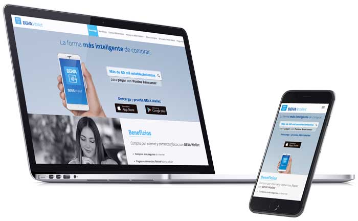 Website development - Bancomer